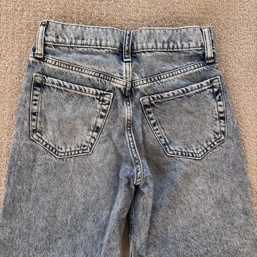 Set of 2 GapKids Girls Low Stride Wide Leg Jeans Size 8 Gap Denim